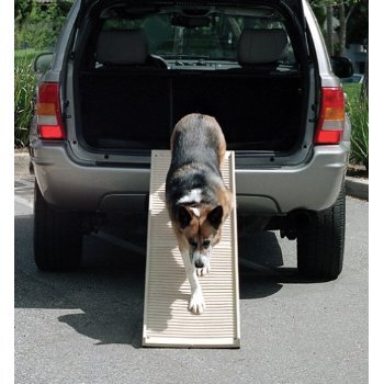 PetStep Folding Dog Ramp  Non-Slip Portable Pet Ramp for Cars, SUVs & Home Use